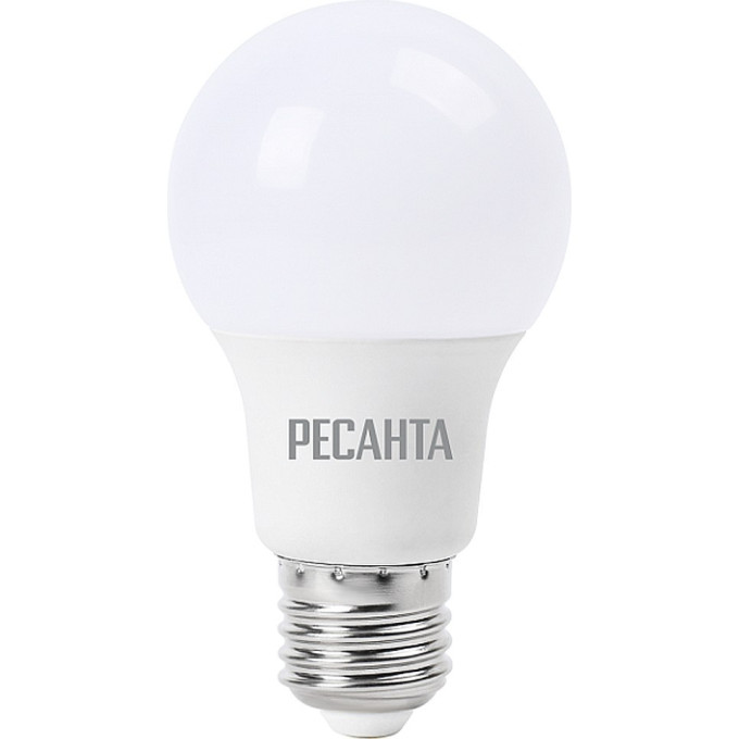 Лампа светодиодная РЕСАНТА LL-R-A60-9W-230-4K-E27 76/1/14